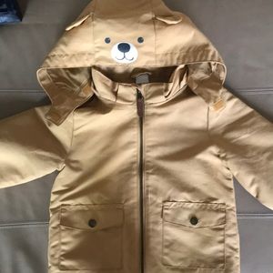 H&M baby teddy bear rain coat